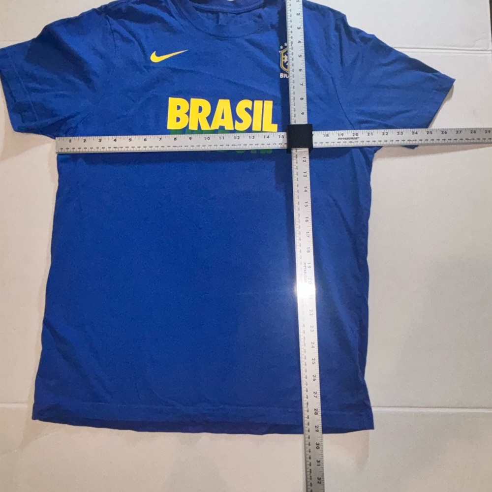 Nike Brasil “Just Do It.” Brazil National Team Tee crest Men’s Slim XL World Cup - Picture 6 of 10